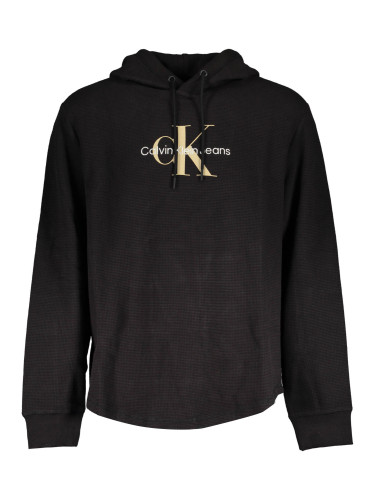 Calvin Klein Archival Monologo Waffle Hoodie Men's Hooded SweatshirtJ30J322701