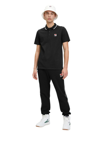 Fila Polo Neck T-Shirt Men's Black