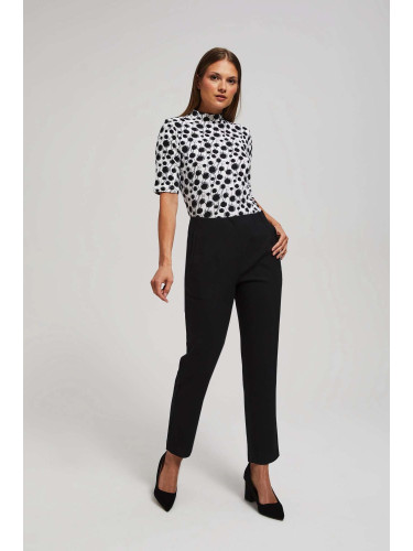 Marisse Black Straight Leg Trousers
