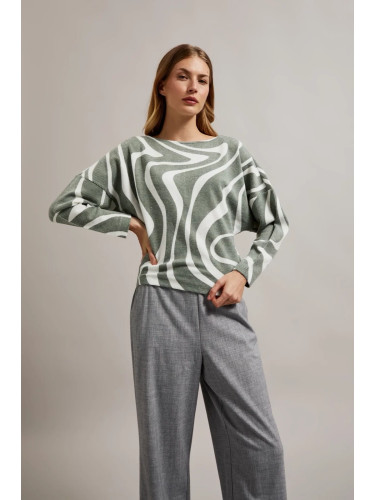 Marisse Women's Sweatshirt Z-Bl-4522 D.Olive