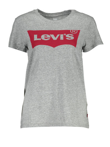 LEVI'S WOMEN'S SHORT SLEEVE T-SHIRT GRAY