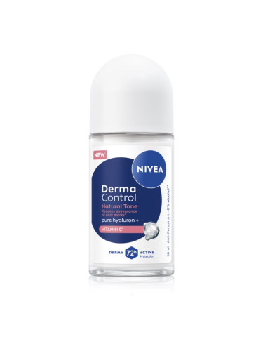 NIVEA Derma Control Natural Tone рол-он и антиперспирант Против тъмни петна 50 мл.
