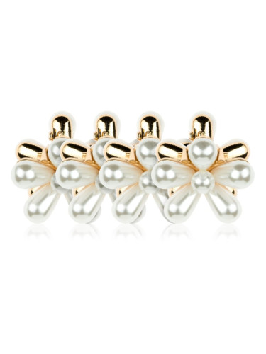 invisibobble Clipstar Pearly Flower щипка за коса размер S 4 бр.