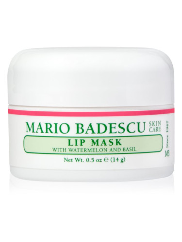 Mario Badescu Lip Mask with Watermelon and Basil хидратираща маска за устни 14 гр.