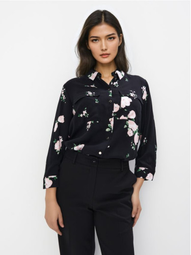 Mohito - Риза с високо съдържание на вискоза - пастелно розово