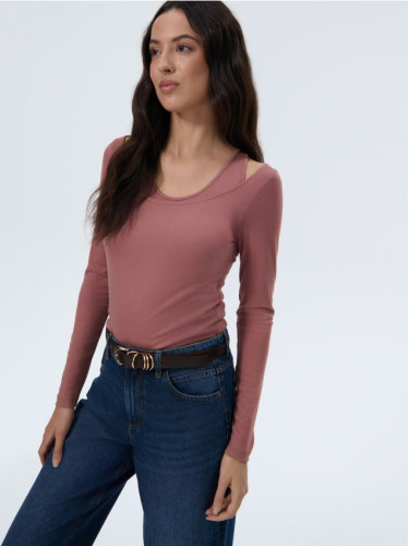 Mohito - Прилепнала блуза - червено