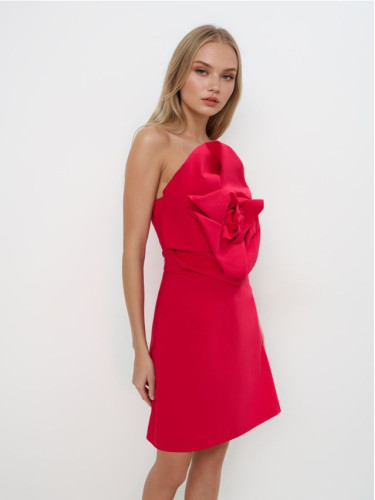 Mohito - Мини рокля с декоративен елемент - фуксия