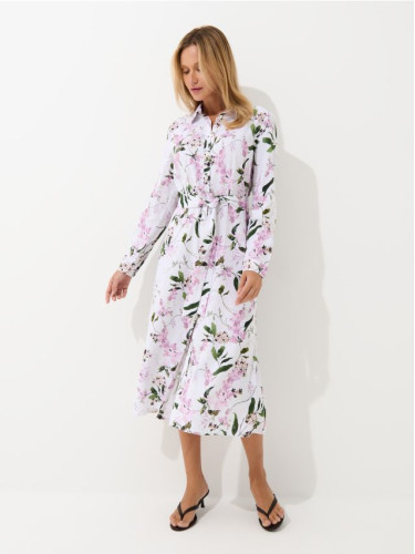 Mohito - Миди рокля тип риза - бяло