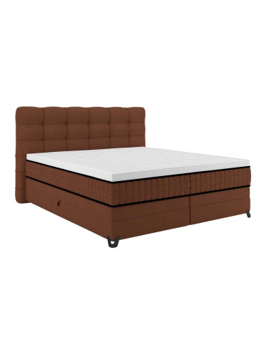 КАФЯВО БОКССПРИНГ ЛЕГЛО КОРНЕЛИЯ C 205/215/120 СМ С ПЛОЩ ЗА СЪН 180/200 СМ