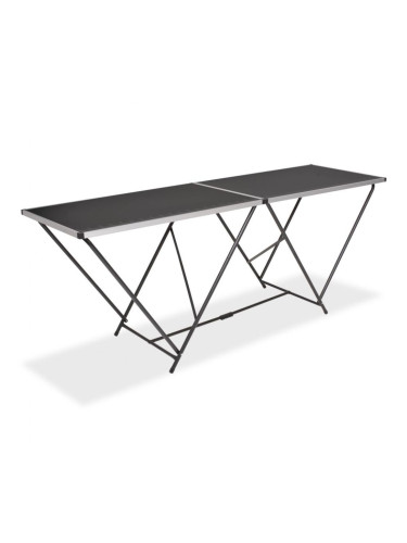 Sonata H Сгъваема маса за лепене на тапети, МДФ и алуминий, 200x60x78 см