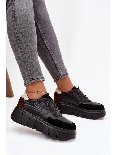 Дамски спортни маратонки на платформа Vinceza