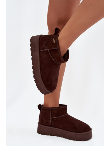 BIG STAR SHOES Ниски зимни обувки на платформа Big Star