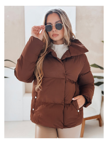 Дамско зимно яке LARO кафяво