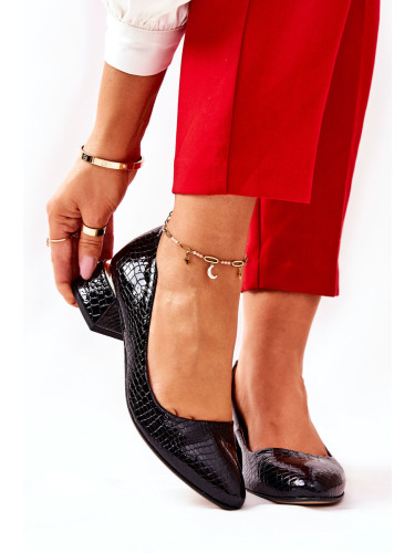 Boto Лачени змийски помпи Lewski 3118 Черни