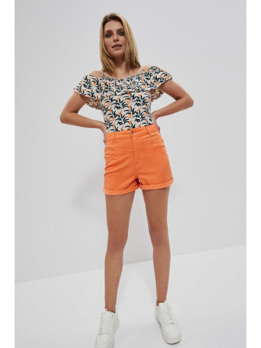 Marisse Lyocell Shorts L-Sh-3703 Melon