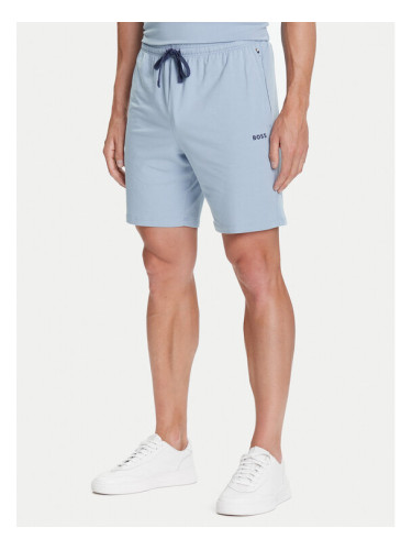 BOSS Спортни шорти Mix&Match 50515314 Светлосиньо Regular Fit