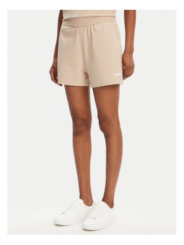HUGO Спортни шорти 50490596 Бежов Regular Fit