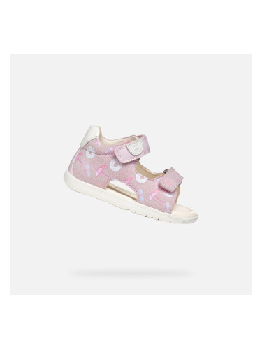 Girls First Steps Geox Macchia Pink - Girls