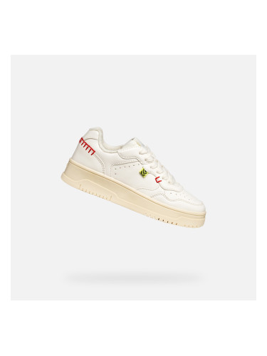 Cream Girls' Sneakers Geox Lestrella - Girls