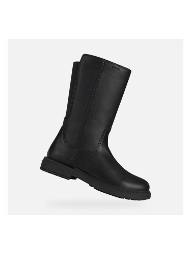 Black Girls Winter Boots Geox Eclair - Girls