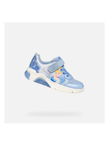 Blue Girls Geox Fadinlight Sneakers - Girls