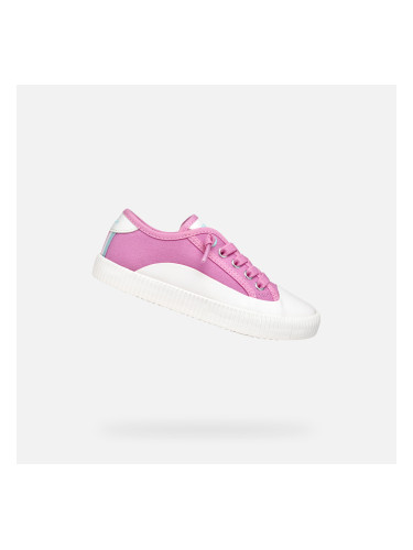Pink Girls Sneakers Geox Tippeste - Girls