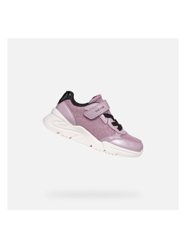 Pink Girls' Geox Loftus Sneakers - Girls