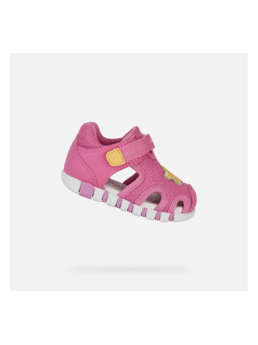 Girls First Steps Geox Iupidoo Pink - Girls