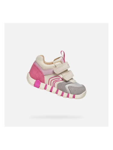 Girls' First Steps Geox Iupidoo Grey - Girls
