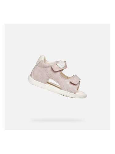 Girls First Steps Geox Macchia Pink - Girls