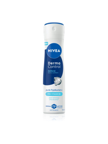 NIVEA Derma Control Defend антиперспирант-спрей за раздразнена кожа 150 мл.