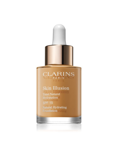 Clarins Skin Illusion Natural Hydrating Foundation озаряващ хидратиращ фон дьо тен SPF 15 цвят 110 Honey 30 мл.