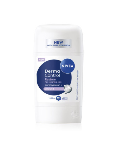 NIVEA Derma Control Restore твърд антиперспирант за чувствителна кожа 50 мл.