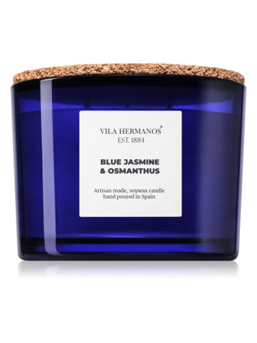 Vila Hermanos Apothecary Cobalt Blue Blue Jasmine & Osmanthus ароматна свещ 350 гр.