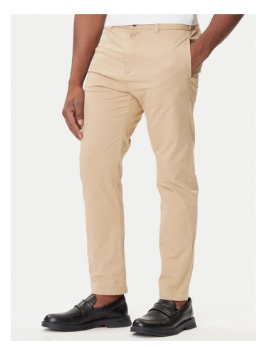 HUGO Чино панталони David251D 50530886 Бежов Slim Fit