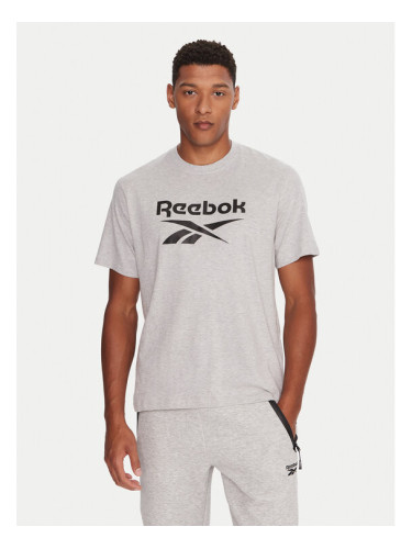 Reebok Тишърт RK25141CCM Сив Regular Fit