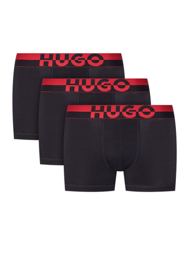HUGO Комплект 3 чифта боксерки 50545667 Черен