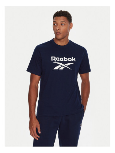 Reebok Тишърт RK25141CCM Тъмносин Regular Fit