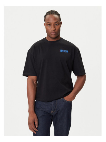 HUGO Тишърт Nilte 50542810 Черен Loose Fit