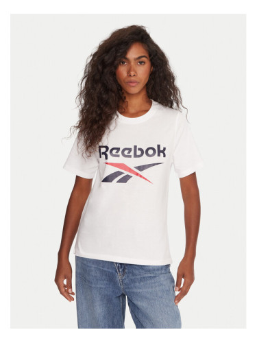 Reebok Тишърт RK25173CCW Бял Regular Fit