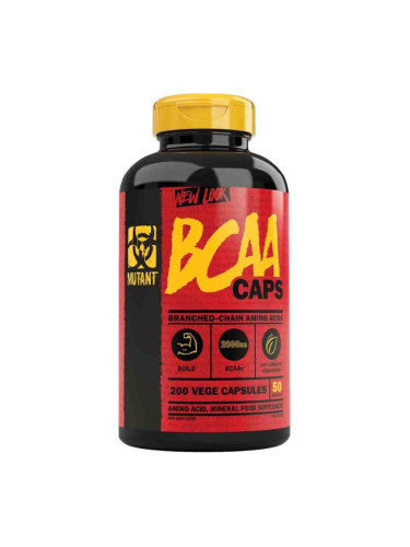 MUTANT - BCAA Caps - 200 Capsules