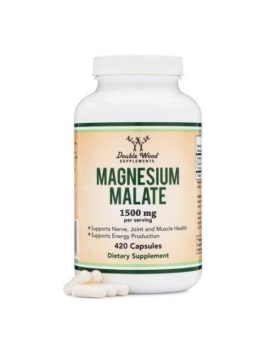 Magnesium malate/ Магнезий малат, 420 капсули Double Wood