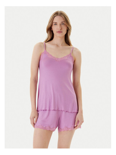 United Colors Of Benetton Тениска на пижама 3Z123H00J Розов Regular Fit