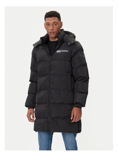 Karl Lagerfeld Jeans Зимно яке A4M15028 Черен Regular Fit