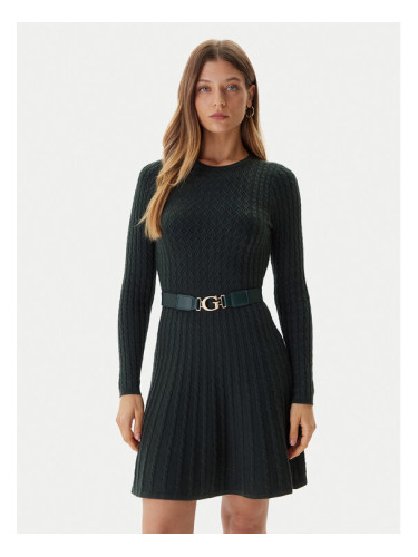 Guess Плетена рокля W5BK68 Z2YJ2 Зелен Slim Fit