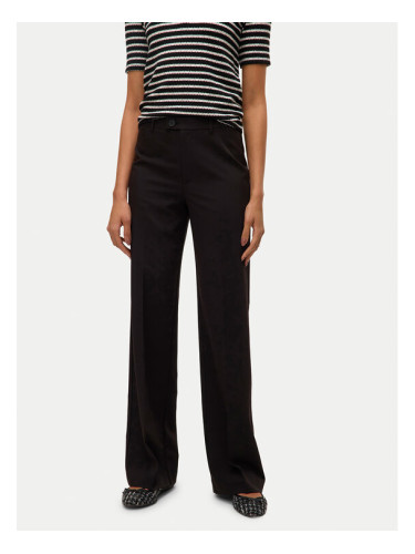 Vero Moda Текстилни панталони Texas 10334103 Черен Straight Fit