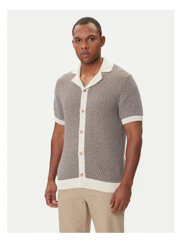 BOSS Кардиган C-Iconico 50543163 Бежов Relaxed Fit