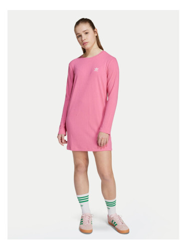 adidas Ежедневна рокля JX2850 Розов Slim Fit