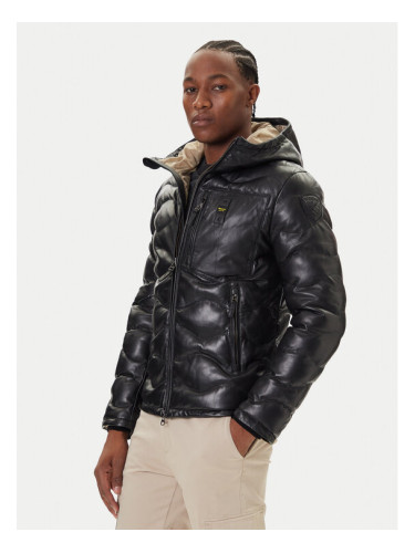 Blauer Кожено яке 25WBLUL01314 007012 Черен Regular Fit