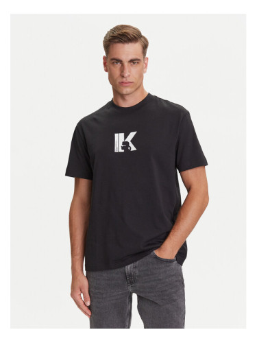 Karl Lagerfeld Jeans Тишърт A3M17057 Черен Regular Fit